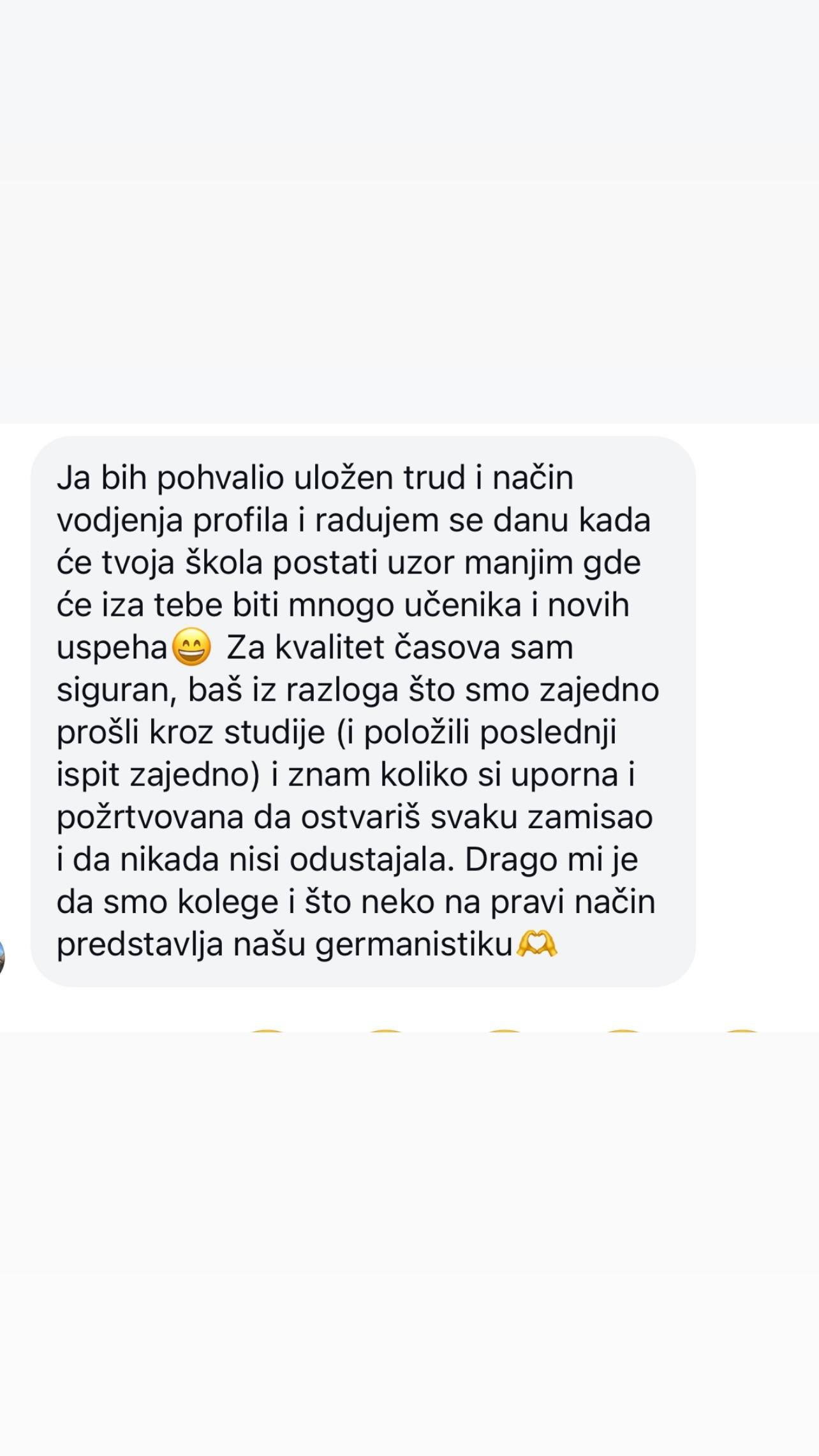 Utisak polaznika o časovima nemačkog