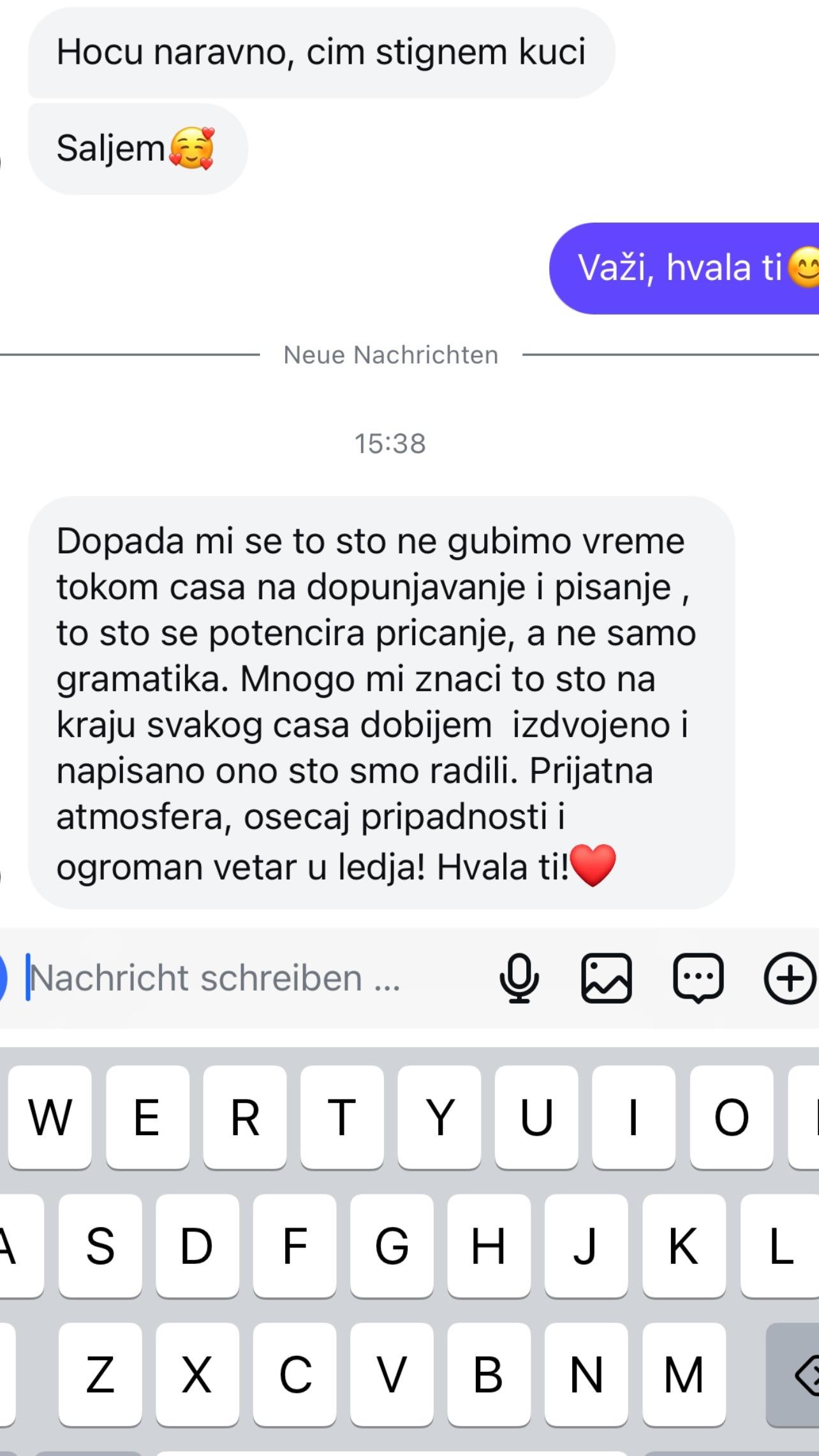 Utisak polaznika o časovima nemačkog