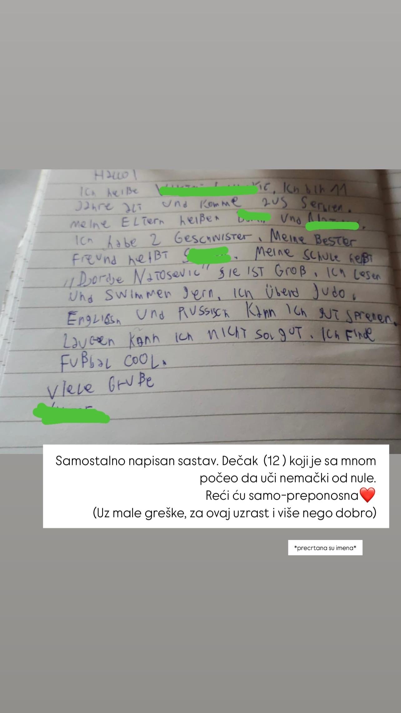 Utisak polaznika o časovima nemačkog